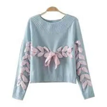 Girls Party Wear Woolen Top
